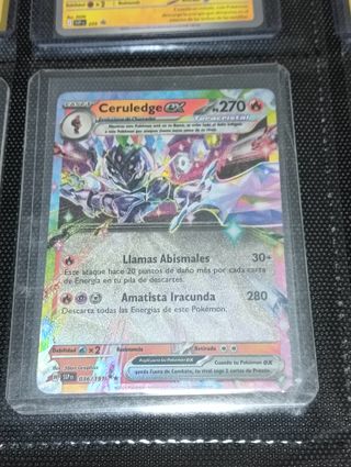 Carta Pokémon Ceruledge EX Teracristal 036/191