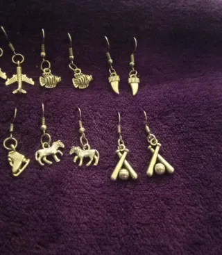 Todos 5€ !!! Lote 6 Pendientes