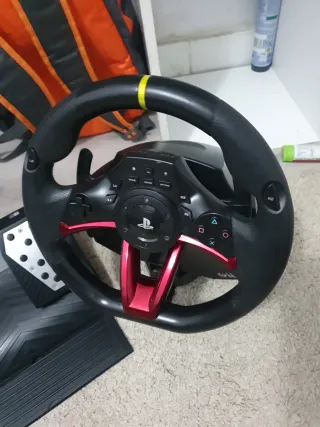 Volante Thrustmaster PS4 Negro/Rojo