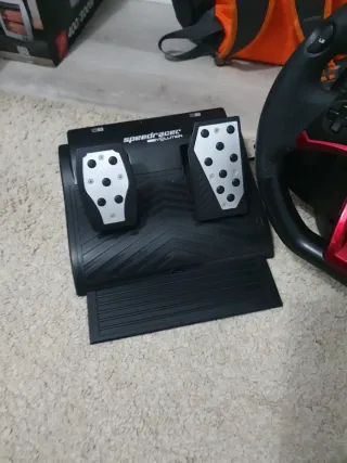 Volante Thrustmaster PS4 Negro/Rojo