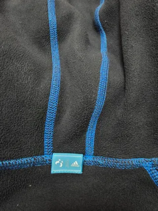 Felpa Adidas Teddy Donna Nera/Blu