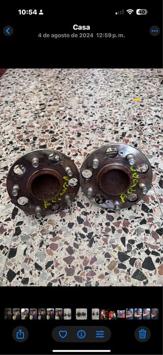 Buje honda accord 2010 tracero