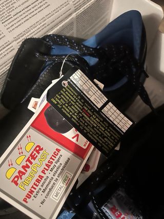 Zapatillas de seguridad Panter negras y azules