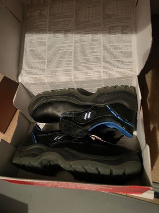 Zapatillas de seguridad Panter negras y azules