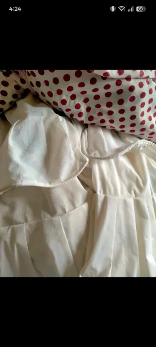 Vestido Flamenca Talla S Lunares Rojo