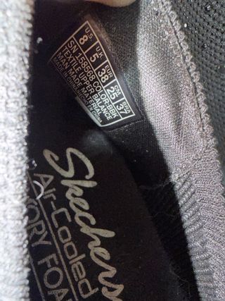 Manoletinas Skechers Mujer Negras