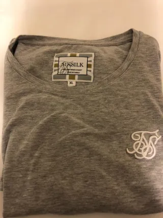 Camiseta SikSilk Gris Talla XL