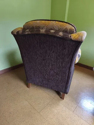 Butacón tela estampado floral