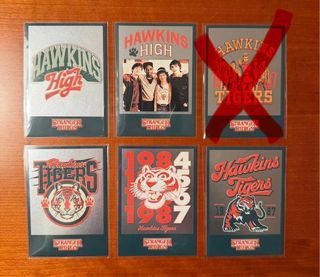 Stranger things carte panini Hawkins