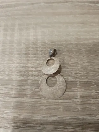 Conjunto de Plata Aros y Colgante