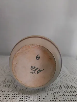 Jarrón cerámica artesanal de Talavera Reina