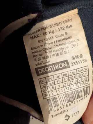 Patines Oxelo Niña Talla Ajustable