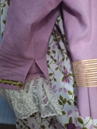 Conjunto falda y corpiño niña