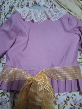 Conjunto falda y corpiño niña