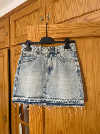 Falda vaquera corta H&M