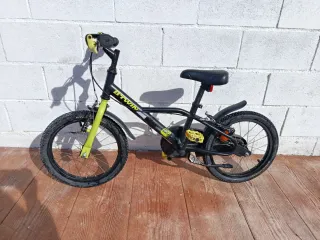 Bicicleta Btwin 500 Niño 16 Negra