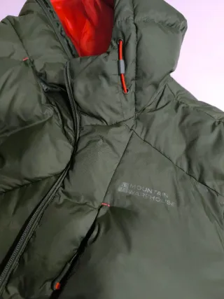 Cazadora Plumas Hombre Verde