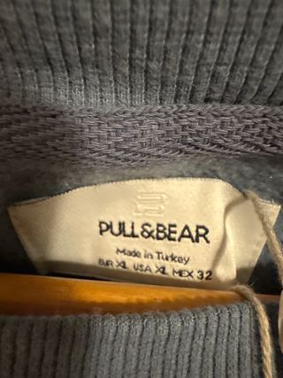 Sudadera Pull&Bear Azul Talla XL