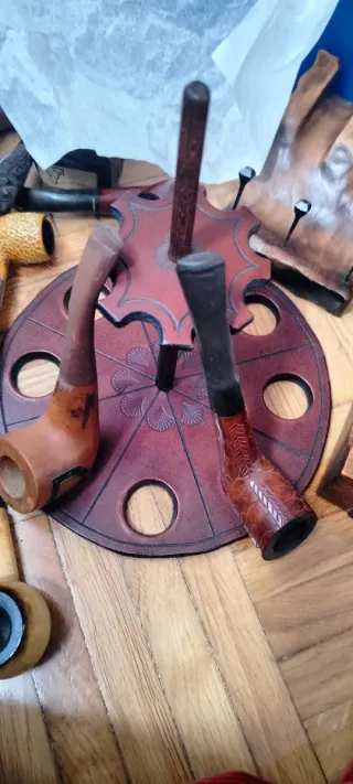 Supporti in legno per pipe