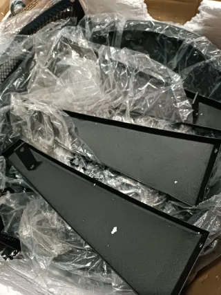 Chimenea y barbacoa Exterior Metálica Negra