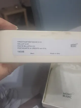 Cartera Montblanc Negra TARGETERO