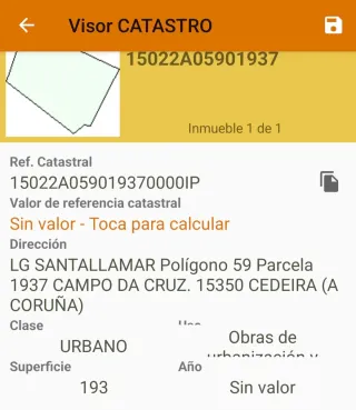 Edificio con parcela urbana