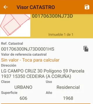 Edificio con parcela urbana