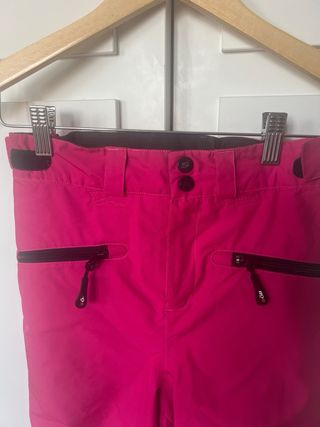 Pantalón de esquí niña 10 años rosa