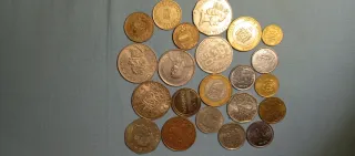 Lote de monedas variadas