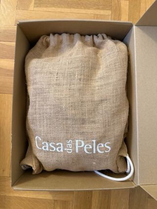 Chaqueta de ante marrón