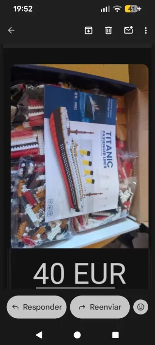 Maqueta Titanic Lego