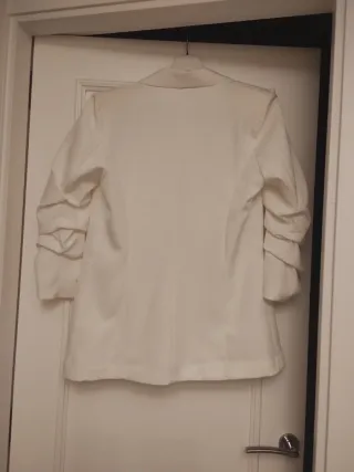 Chaqueta americana italiana blanca