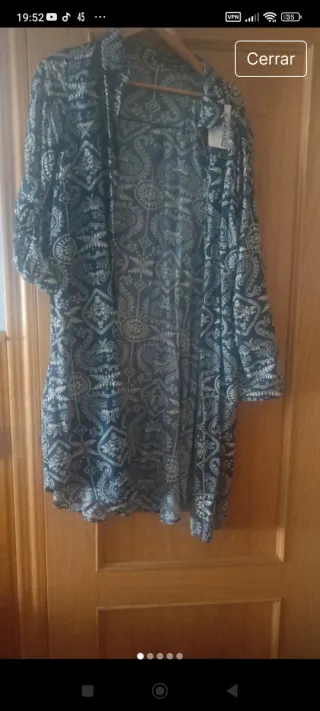 Kimono/Vestido estampado talla única