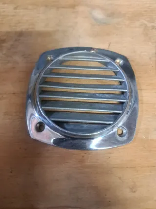 8 Rejillas ventilación barco acero pulido