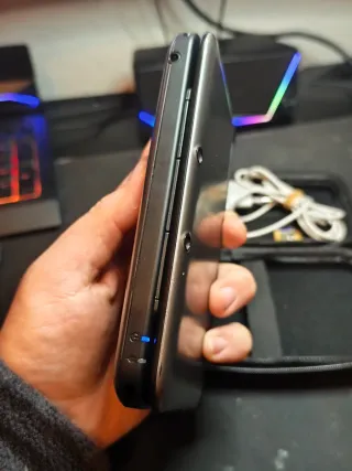 Nintendo 3DS XL Plata/Gris con cargador y lápiz