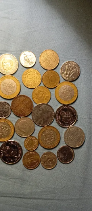 Lote de monedas antiguas