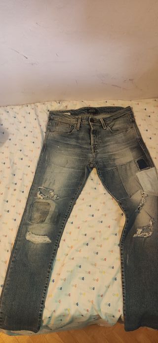 Pantalones Jack & Jones Inteligencia Azul