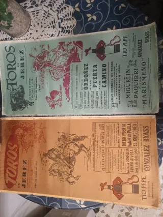 Carteles Toros Jerez 1973 y 1967