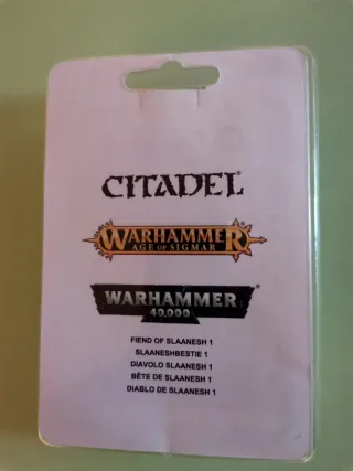 Diablo de Slaanesh. Warhammer.