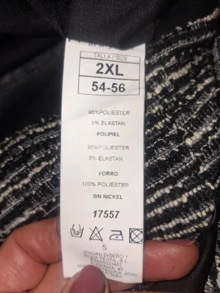 Falda corta T 54/56. VER Medidas