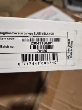 Capota bugaboo FOX Azul melange Nueva