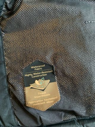 Abrigo Columbia 10/12 años Negro