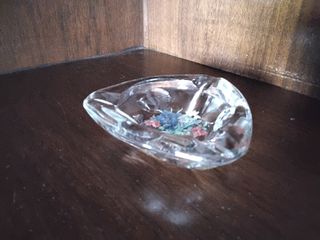 Cenicero Cristal Recuerdo Suiza