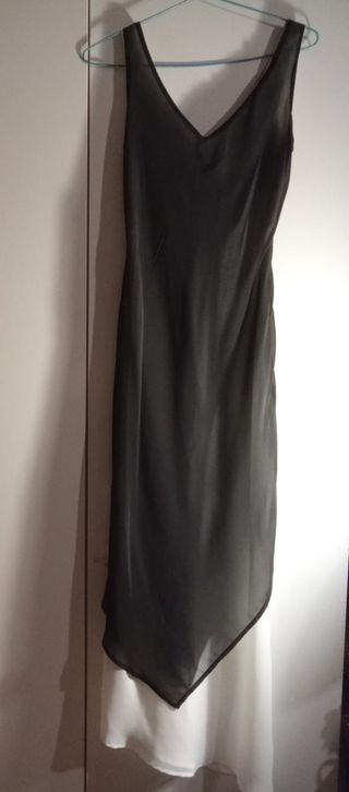 Vestido Verano Negro y Blanco