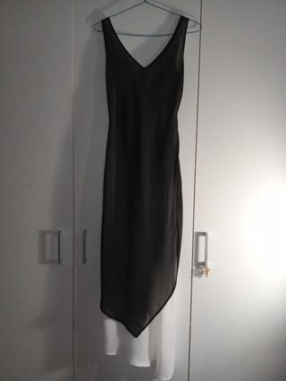 Vestido Verano Negro y Blanco