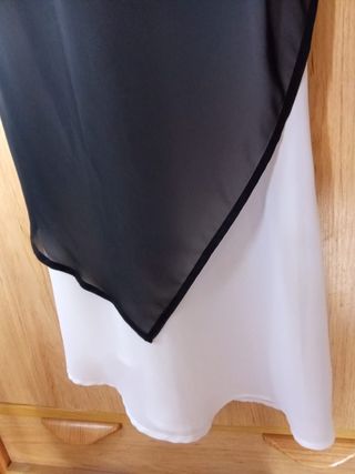 Vestido Verano Negro y Blanco