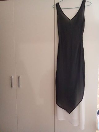 Vestido Verano Negro y Blanco