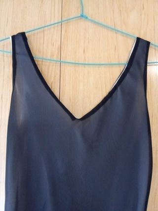 Vestido Verano Negro y Blanco