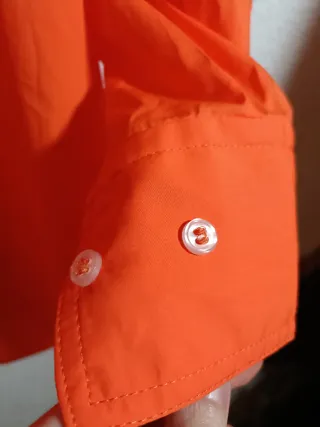 Camisa Zara Oversize Naranja Talla XXL