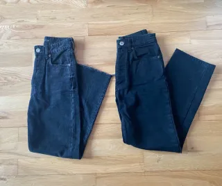 Lote 2 Pantalones Vaqueros Negros